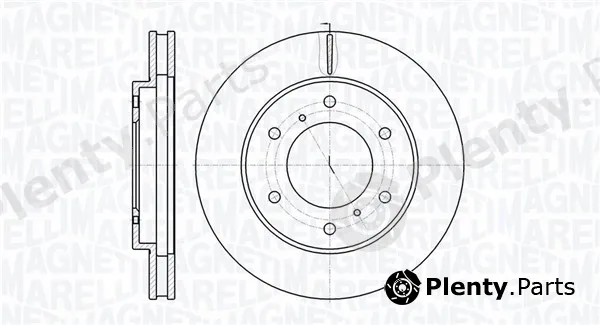 Magneti Marelli 361302040586 — Brake Disc