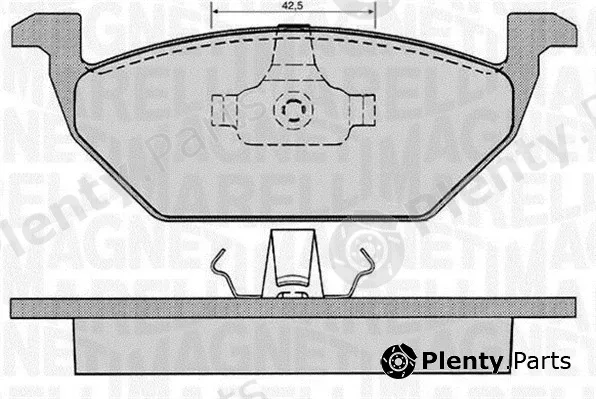 Magneti Marelli 363916060515 — Brake Pad Set, disc brake