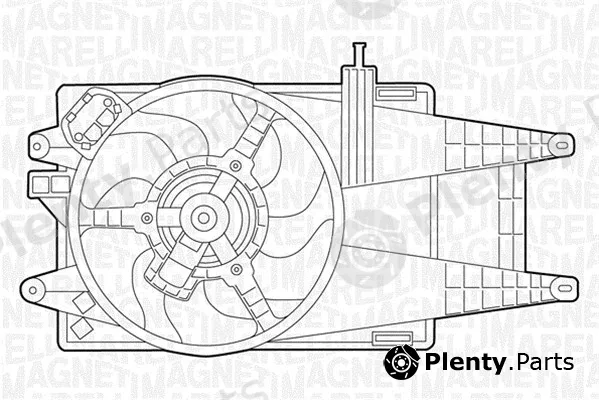 Magneti Marelli 069422049010 — Fan, engine cooling