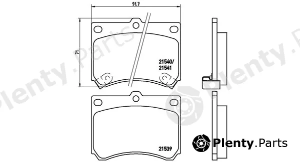 Magneti Marelli 363700449011 — Brake Pad Set, disc brake