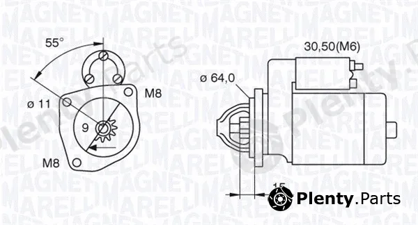 Magneti Marelli 063521070910 — Starter