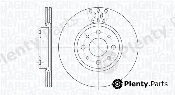 Magneti Marelli 361302040234 — Brake Disc