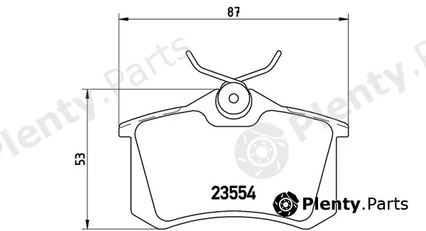 Magneti Marelli 363700585020 — Brake Pad Set, disc brake