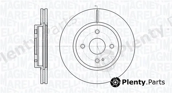 Magneti Marelli 361302040592 — Brake Disc
