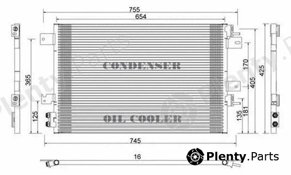 Magneti Marelli 359003220390 — Condenser, air conditioning