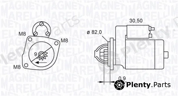 Magneti Marelli 063721552010 — Starter