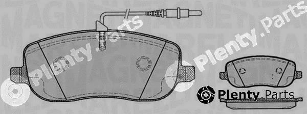 Magneti Marelli 363916060182 — Brake Pad Set, disc brake