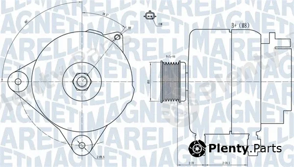 Magneti Marelli 063731887010 — Alternator