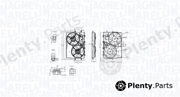 Magneti Marelli 069422853010 — Fan, engine cooling