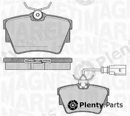 Magneti Marelli 363916060541 — Brake Pad Set, disc brake