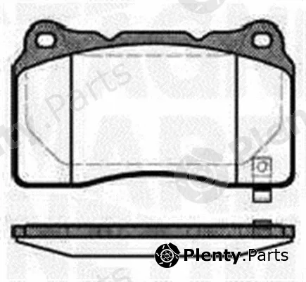 Magneti Marelli 363916060502 — Brake Pad Set, disc brake