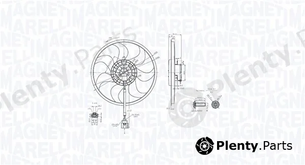Magneti Marelli 069422889010 — Fan, engine cooling