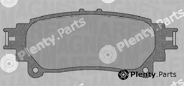 Magneti Marelli 363916060636 — Brake Pad Set, disc brake