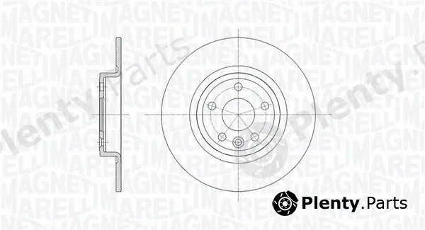 Magneti Marelli 361302040666 — Brake Disc