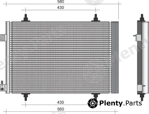 Magneti Marelli 350203382000 — Condenser, air conditioning
