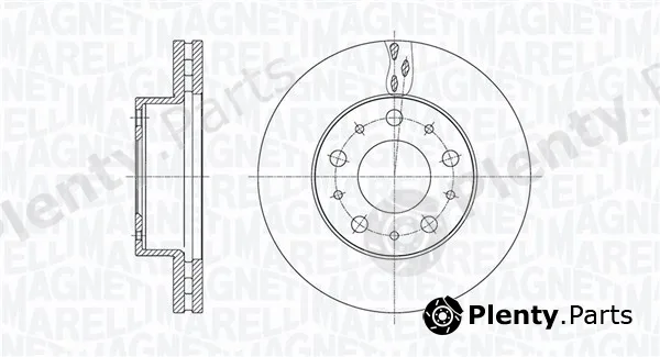 Magneti Marelli 361302040795 — Brake Disc