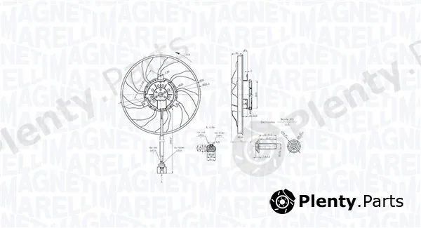 Magneti Marelli 069422890010 — Fan, engine cooling