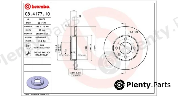 Magneti Marelli 360406047900 — Brake Disc