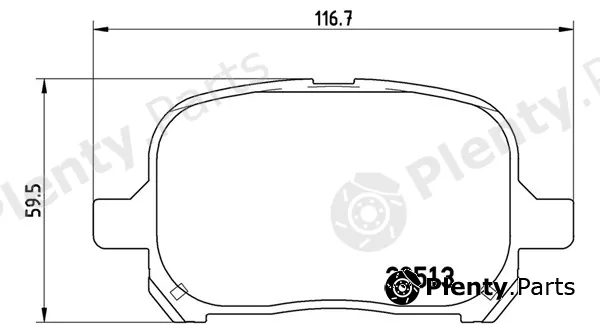 Magneti Marelli 363700483040 — Brake Pad Set, disc brake