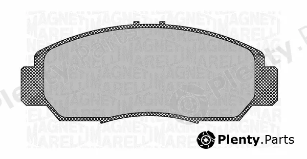 Magneti Marelli 363916060702 — Brake Pad Set, disc brake