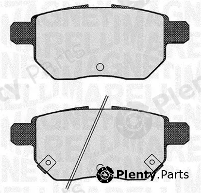 Magneti Marelli 363916060629 — Brake Pad Set, disc brake