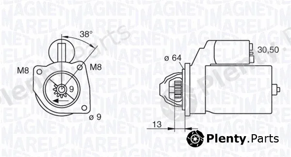Magneti Marelli 063101021010 — Starter
