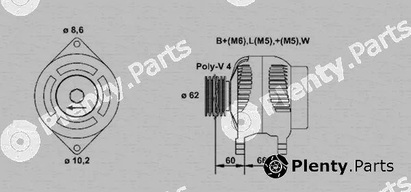 Magneti Marelli 943356958010 — Alternator