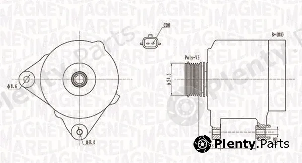 Magneti Marelli 063731860010 — Alternator