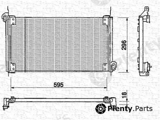 Magneti Marelli 350203131000 — Condenser, air conditioning