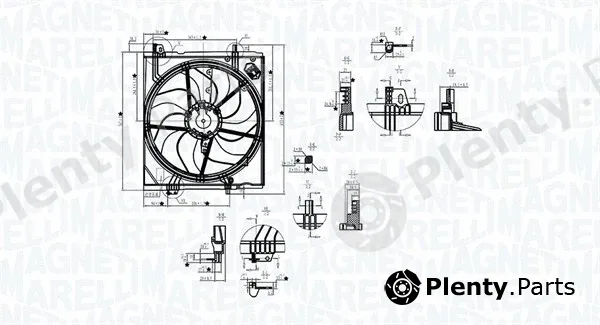 Magneti Marelli 069422787010 — Fan, engine cooling