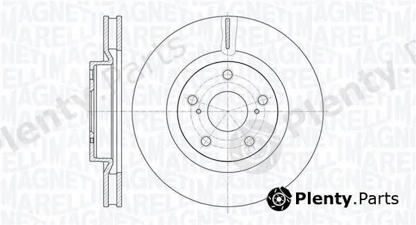 Magneti Marelli 361302040524 — Brake Disc