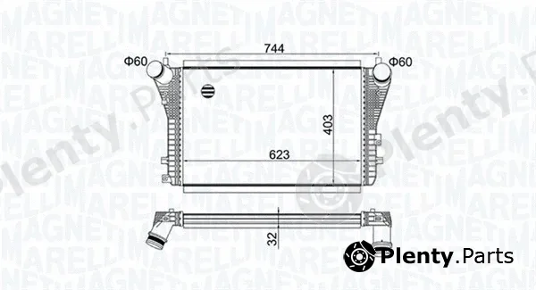 Magneti Marelli 351319204050 — Charge Air Cooler