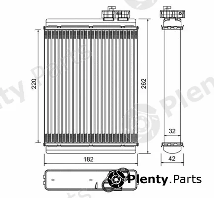 Magneti Marelli 359004900010 — Heat Exchanger, interior heating