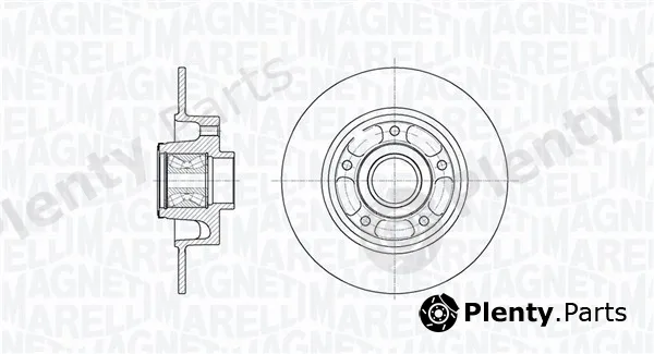Magneti Marelli 361302040683 — Brake Disc