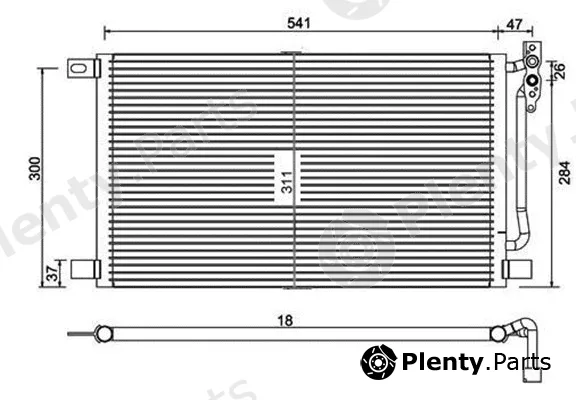 Magneti Marelli 359003220220 — Condenser, air conditioning