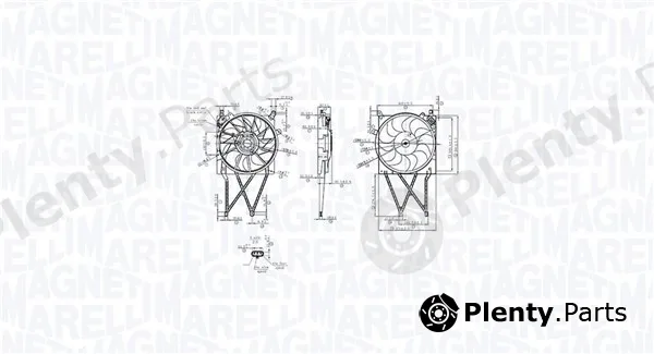 Magneti Marelli 069422862010 — Fan, engine cooling