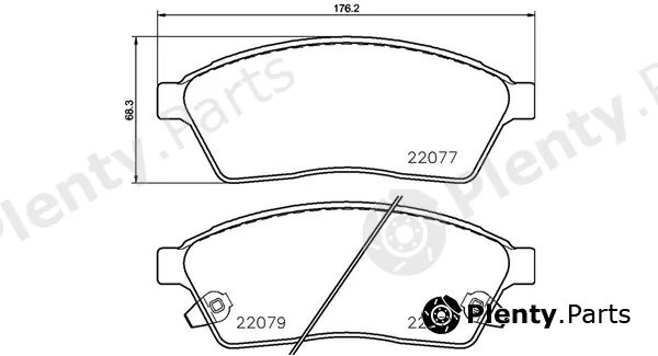 Magneti Marelli 363700409009 — Brake Pad Set, disc brake