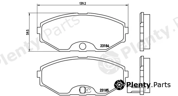 Magneti Marelli 363700456045 — Brake Pad Set, disc brake