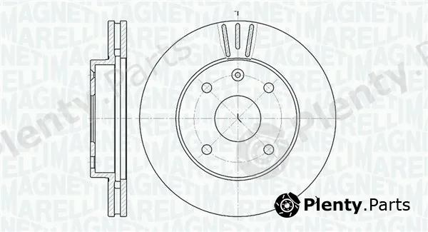 Magneti Marelli 361302040278 — Brake Disc