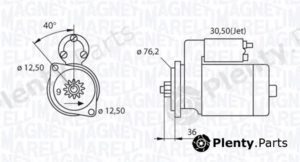 Magneti Marelli 063521210280 — Starter