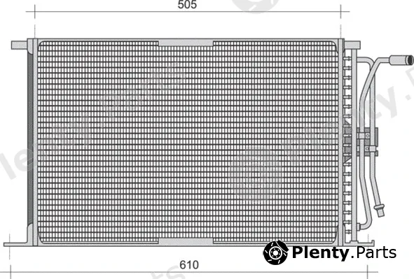 Magneti Marelli 350203281000 — Condenser, air conditioning