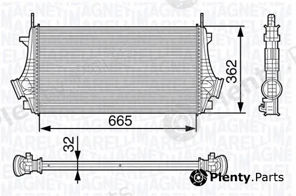 Magneti Marelli 351319202730 — Charge Air Cooler