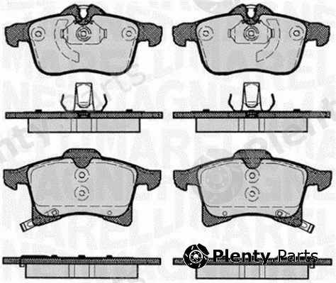 Magneti Marelli 363916060364 — Brake Pad Set, disc brake