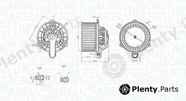 Magneti Marelli 069412359010 — Interior Blower