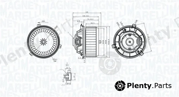 Magneti Marelli 069412363010 — Interior Blower