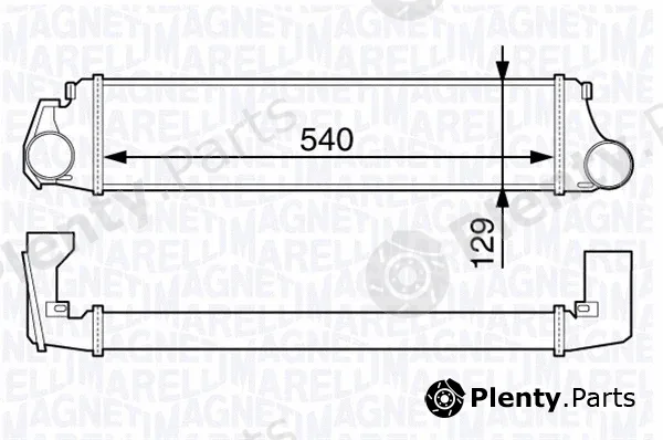 Magneti Marelli 351319203280 — Charge Air Cooler