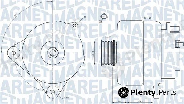 Magneti Marelli 063731866010 — Alternator