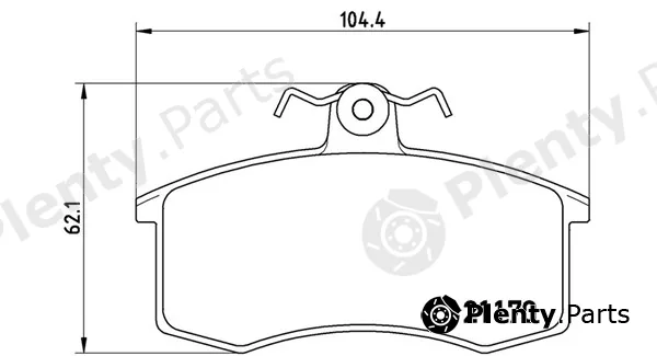 Magneti Marelli 363700441003 — Brake Pad Set, disc brake