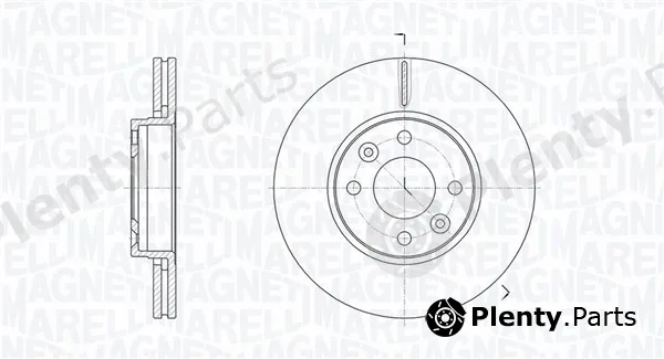 Magneti Marelli 361302040632 — Brake Disc