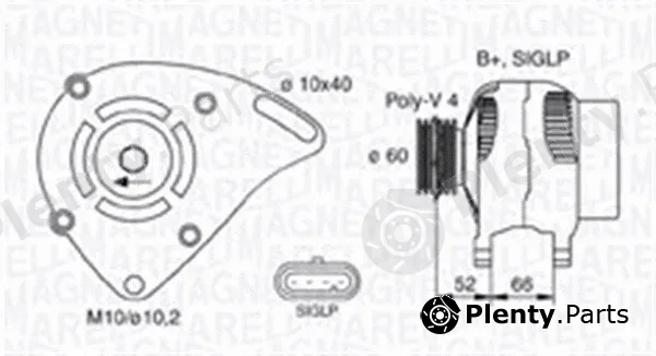 Magneti Marelli 063731253010 — Alternator
